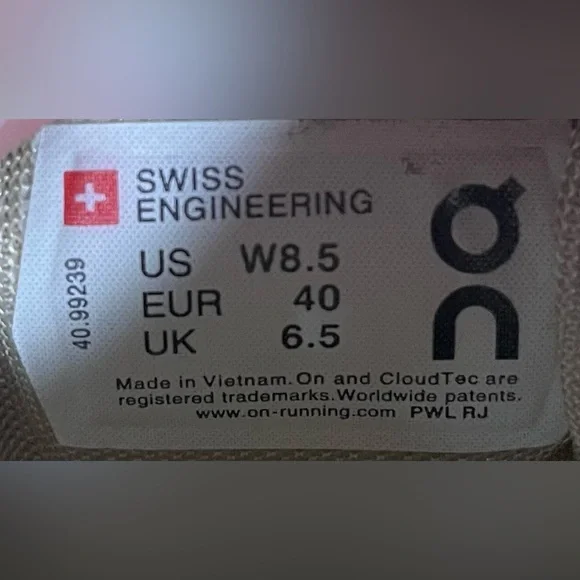 On Cloud X REFLECTIVE Womens Size 8.5 Running Shoes Sneakers Mocha Brown Sand - Picture 11 of 12